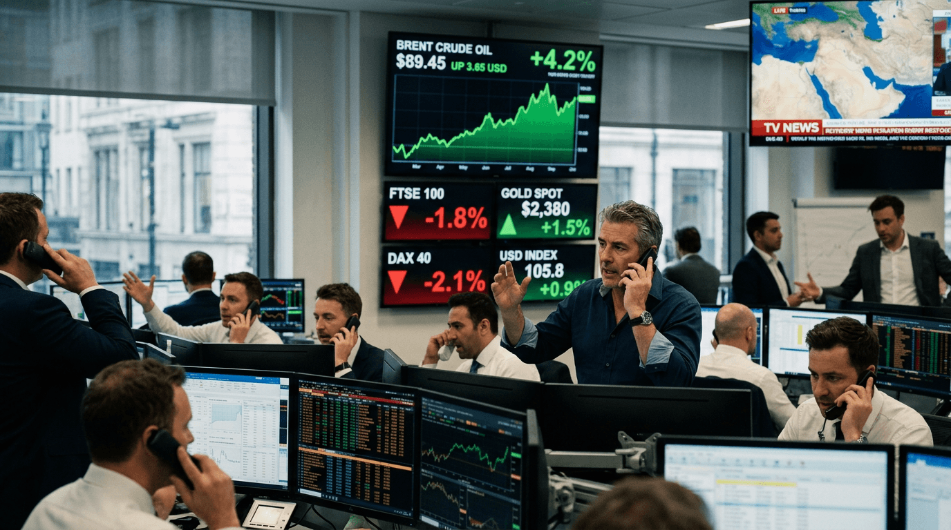 Oil Spike on Iran Tensions Rattles Risk Assets and Fuels Safe-Haven Rush