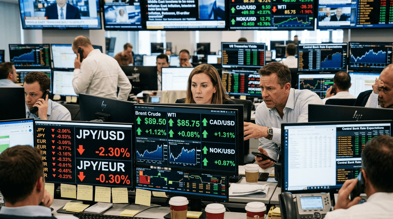 Oil Spike on Middle East Tensions: Why CAD and NOK Gain as JPY Slips
