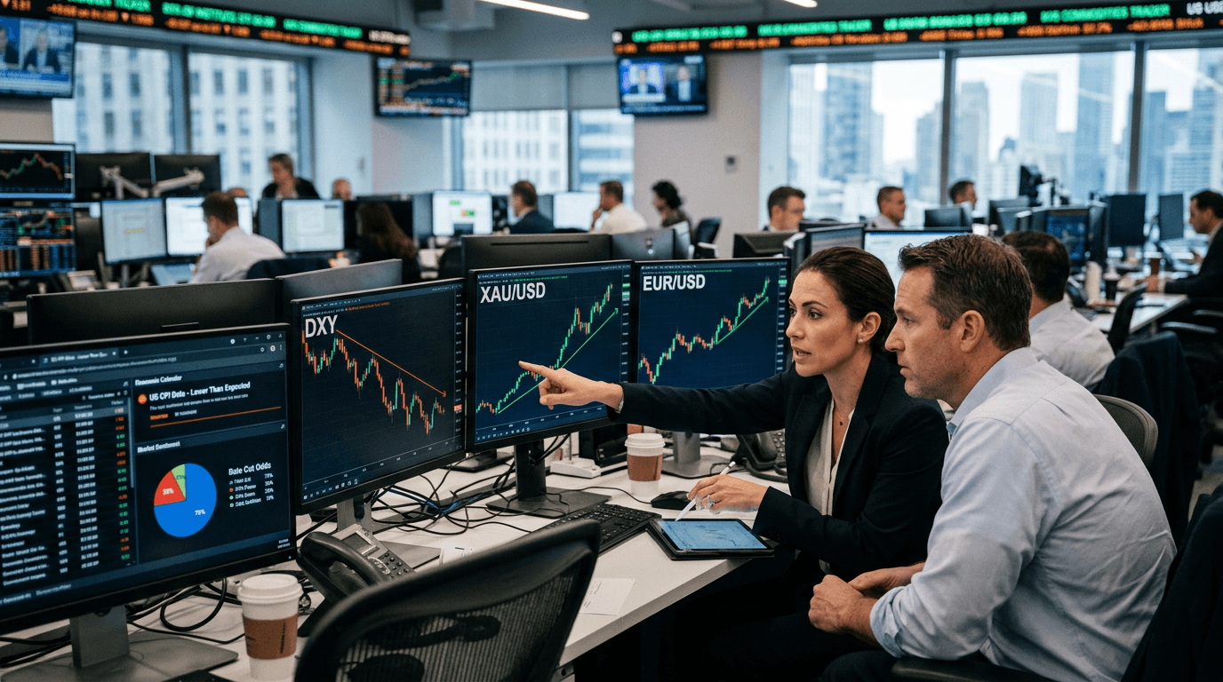 Dollar Index Slides: How Softer U.S. Data Supercharged Rate-Cut Bets