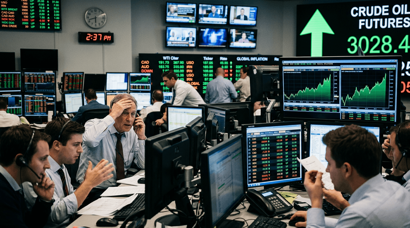Oil Spikes on Iran Conflict: How Crude, FX and Futures Are Reacting