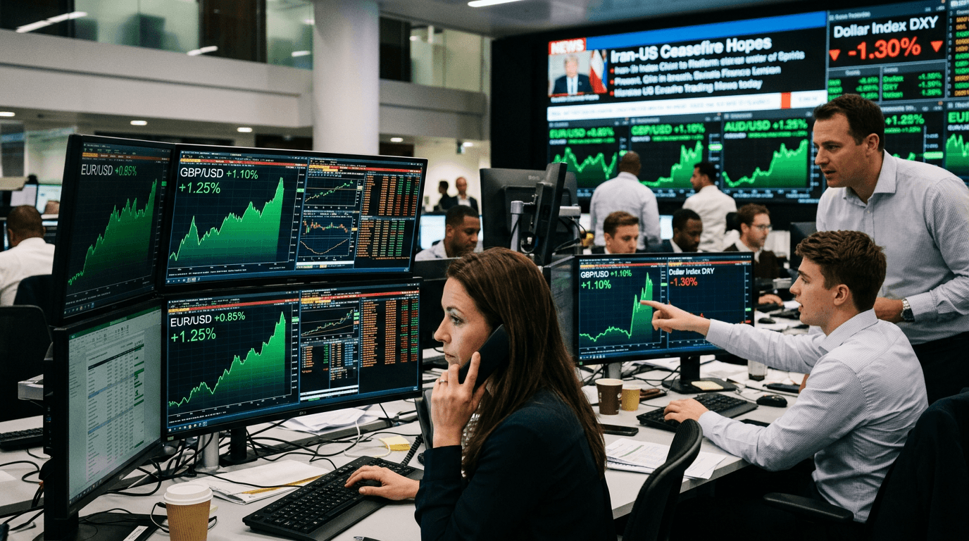 Dollar On The Back Foot: How Iran–US De‑Escalation Is Powering EUR, GBP and AUD