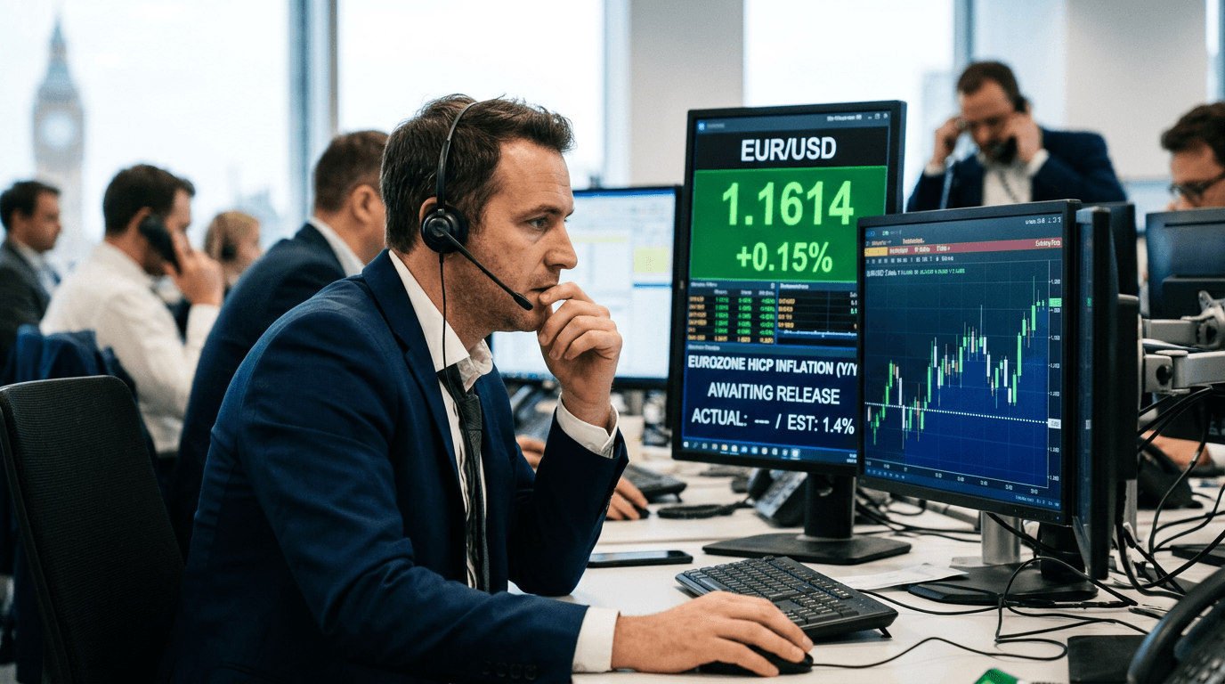 EUR/USD Steadies Above 1.16 As Traders Brace For Eurozone Inflation Shock