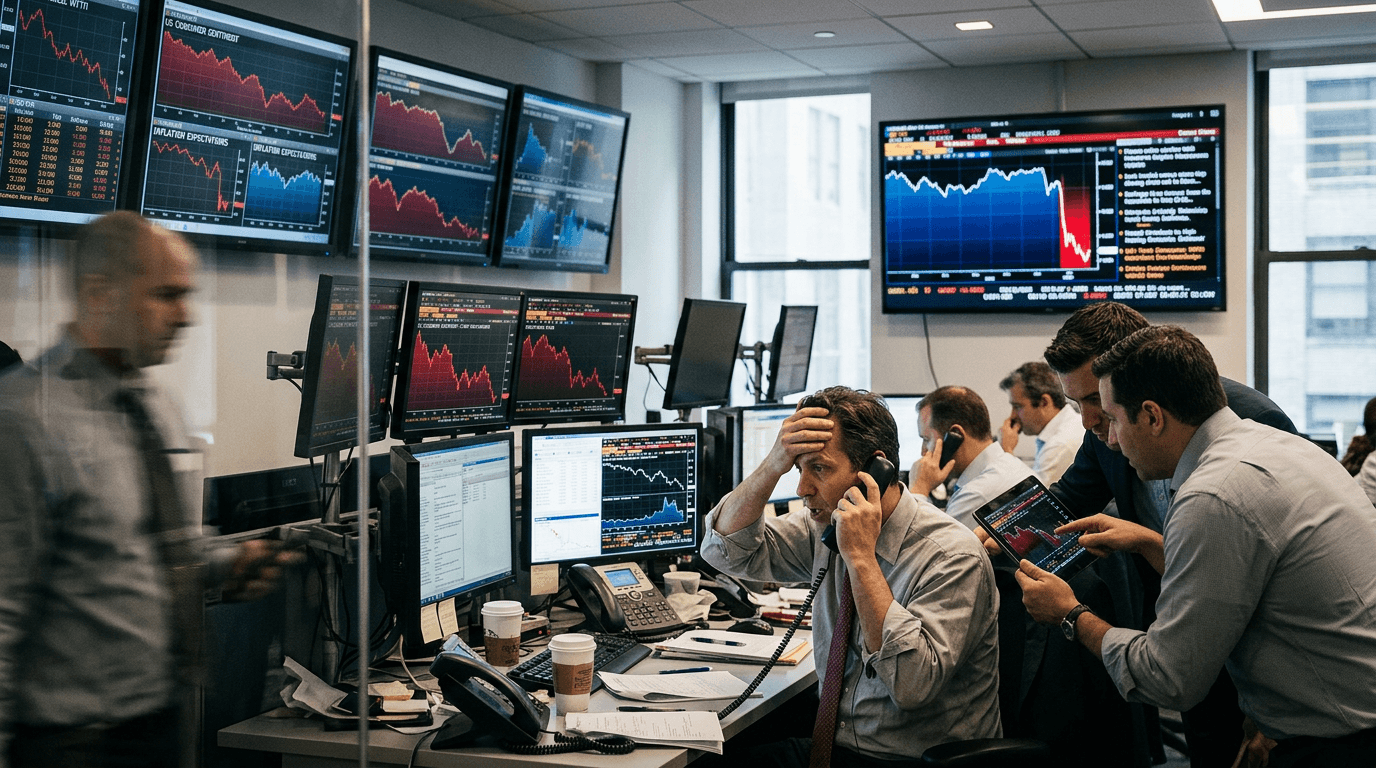 Stagflation Jitters: How Slumping US Sentiment and Surging Inflation Expectations Hit Markets