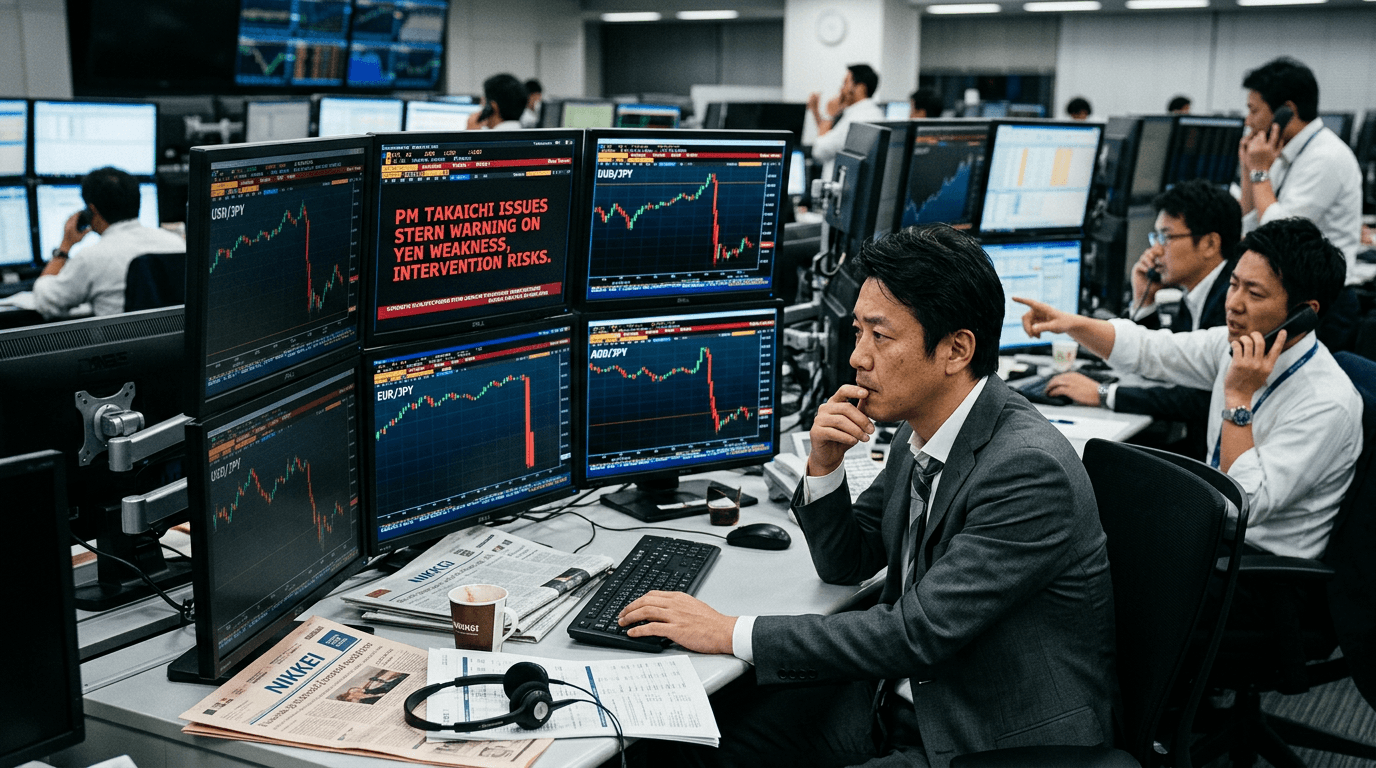 Yen Jumps on Takaichi’s Intervention Warning: What Traders Must Learn