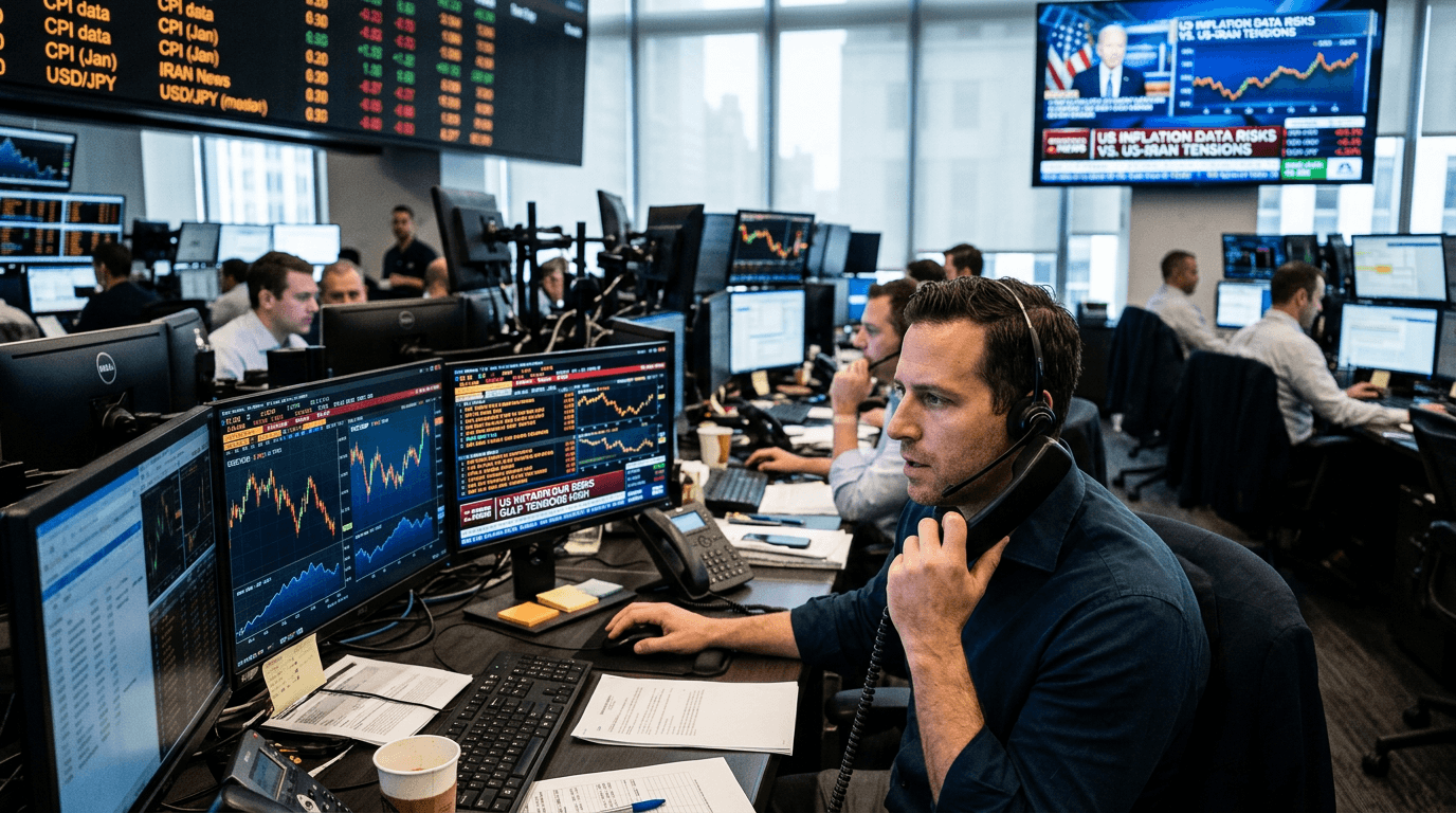 Dollar Steadies as Markets Weigh US Inflation Risks and Iran Tensions
