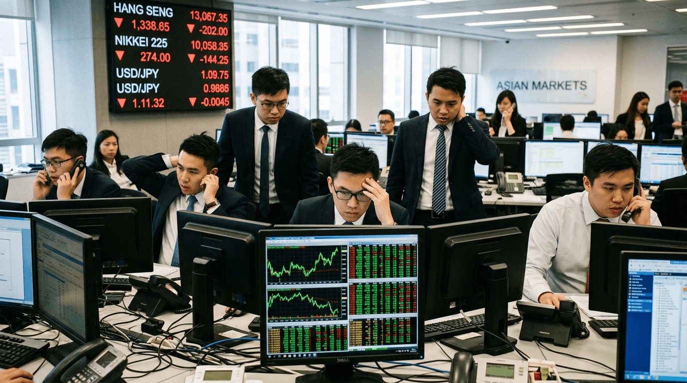 AI Selloff And Stronger Dollar Rock Asian Futures And FX: What Traders Need To Know