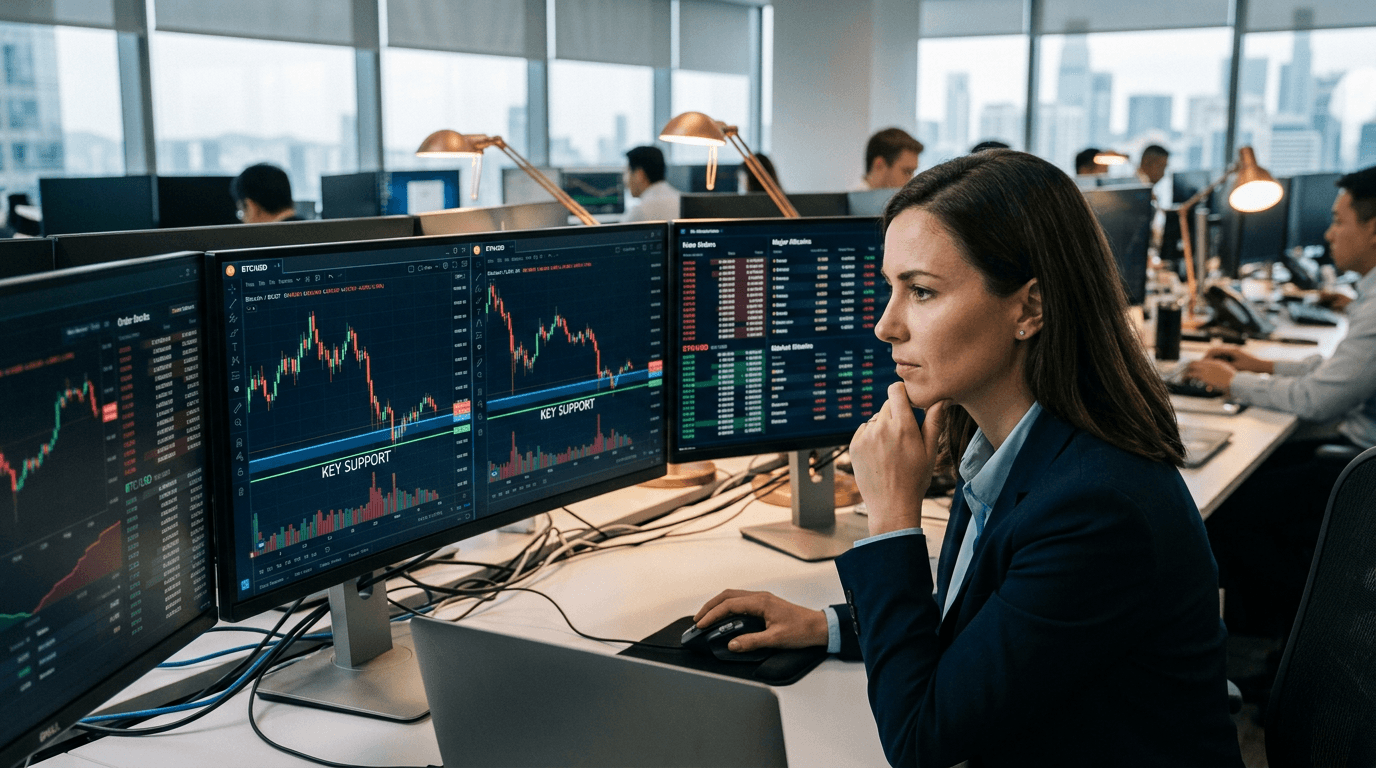 Crypto at a Crossroads: Bitcoin, Altcoins and the Battle at Support