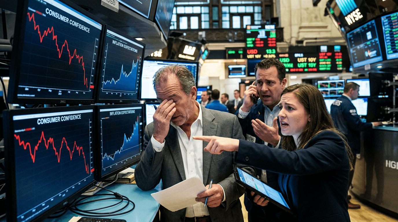 US Sentiment Slumps, Inflation Fears Jump: What It Means for the Dollar and Yields