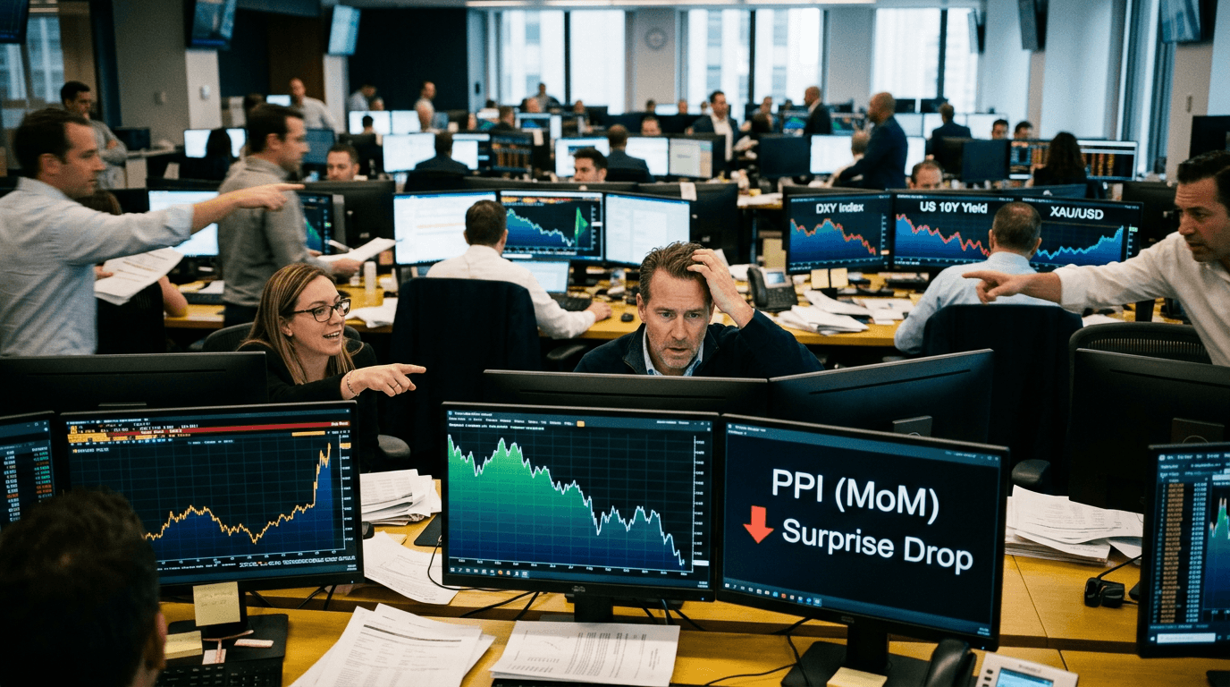 Falling US Producer Prices Rattle the Dollar and Reignite Fed Cut Bets