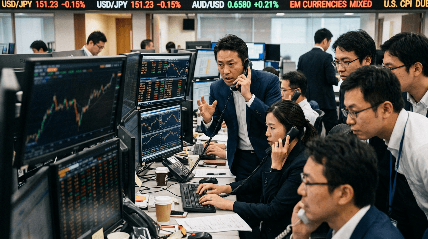 Asia FX Holds Its Breath: Dollar Fragile and Volatility Elevated Ahead of U.S. CPI
