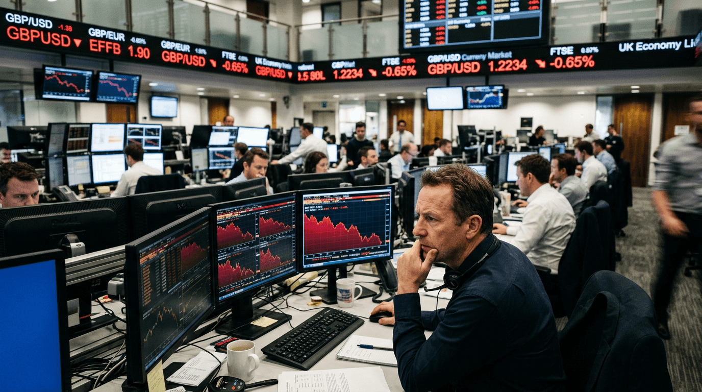 Sterling Slips as UK Economy Contracts: What Traders Need to Know Now