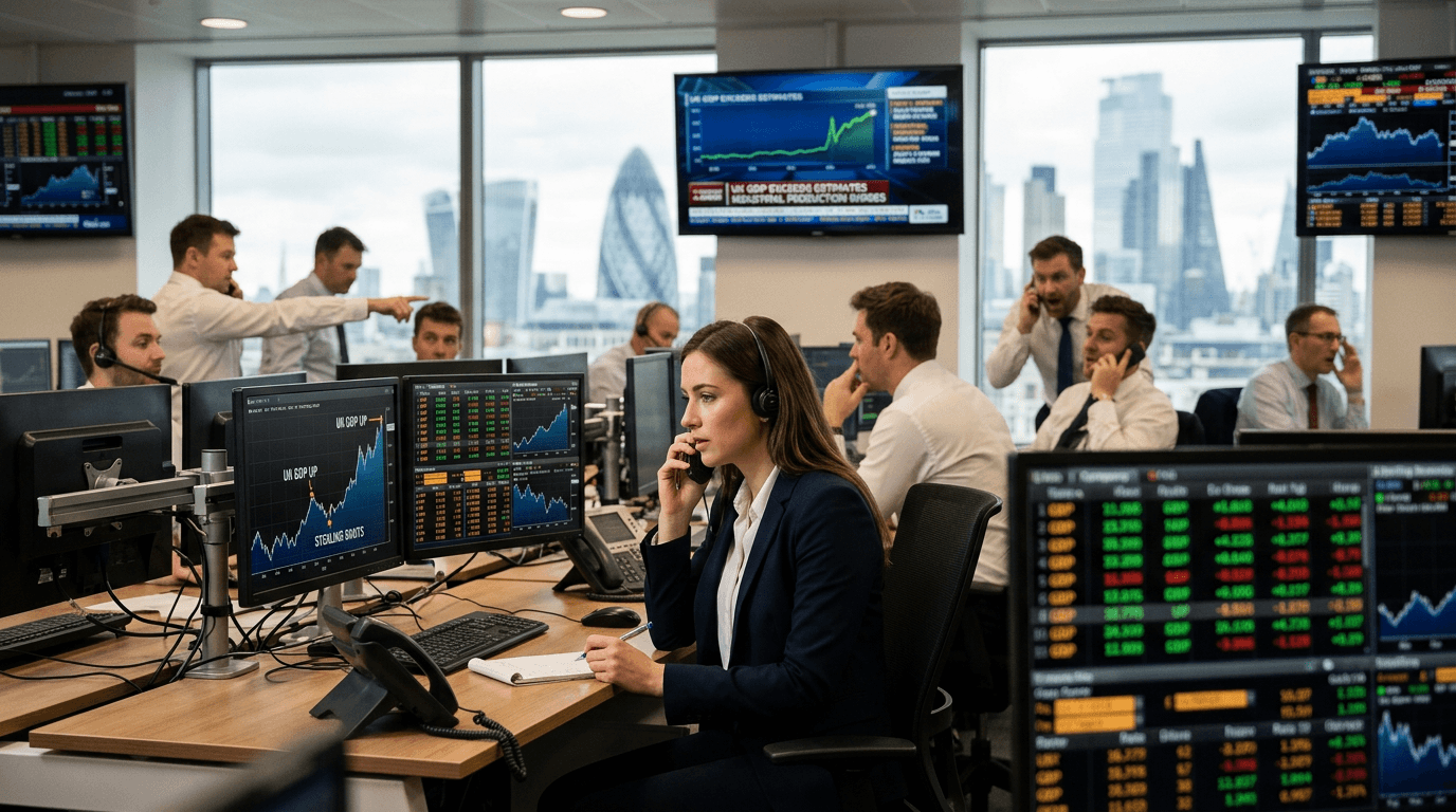 Strong UK Data Lifts Sterling: How GDP Surprises Drive Markets