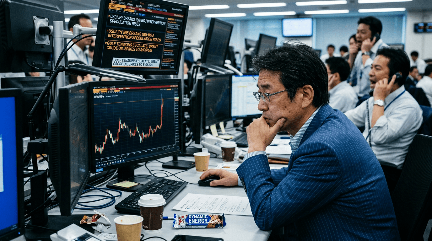 Yen at 160: Intervention Watch and Gulf Tensions Shape the Next Move in FX