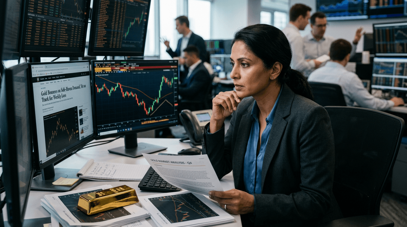 Gold’s Safe-Haven Rebound: Why The First Weekly Loss In Five Weeks Matters