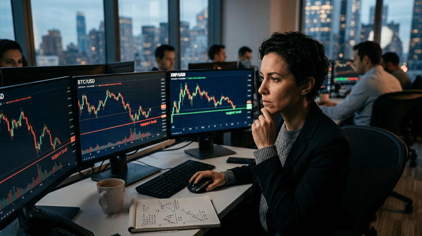 Bitcoin, Ethereum, XRP: Trading The Support Test In A Risk-On World