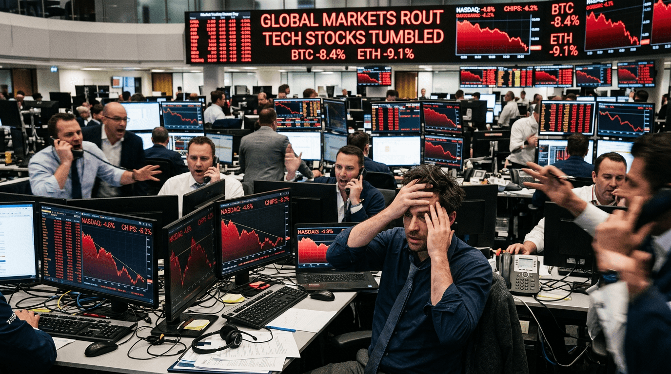 Tech Rout Goes Global: What Traders Need To Know As Risk-Off Spreads