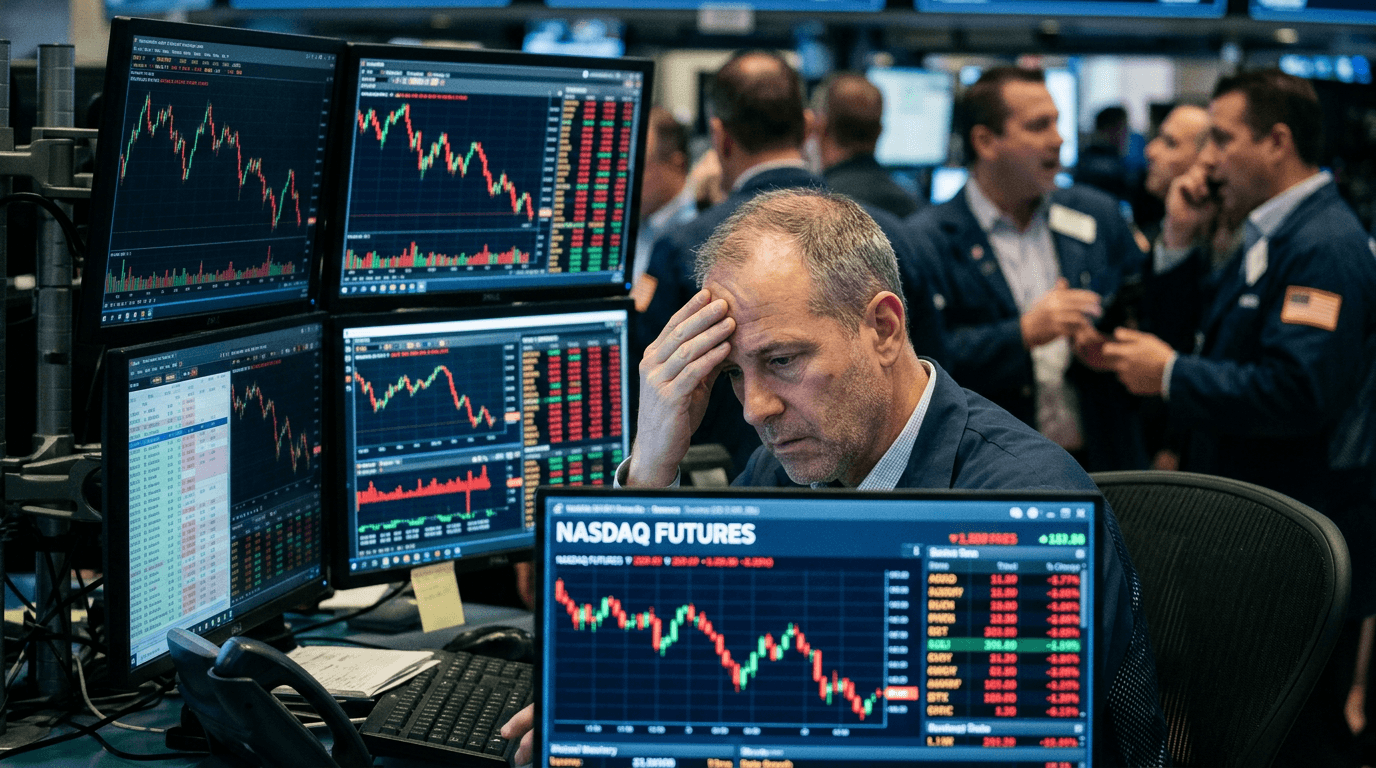 Tech Jitters Hit Futures: What Nasdaq and S&P 500 Wobbles Signal for Traders