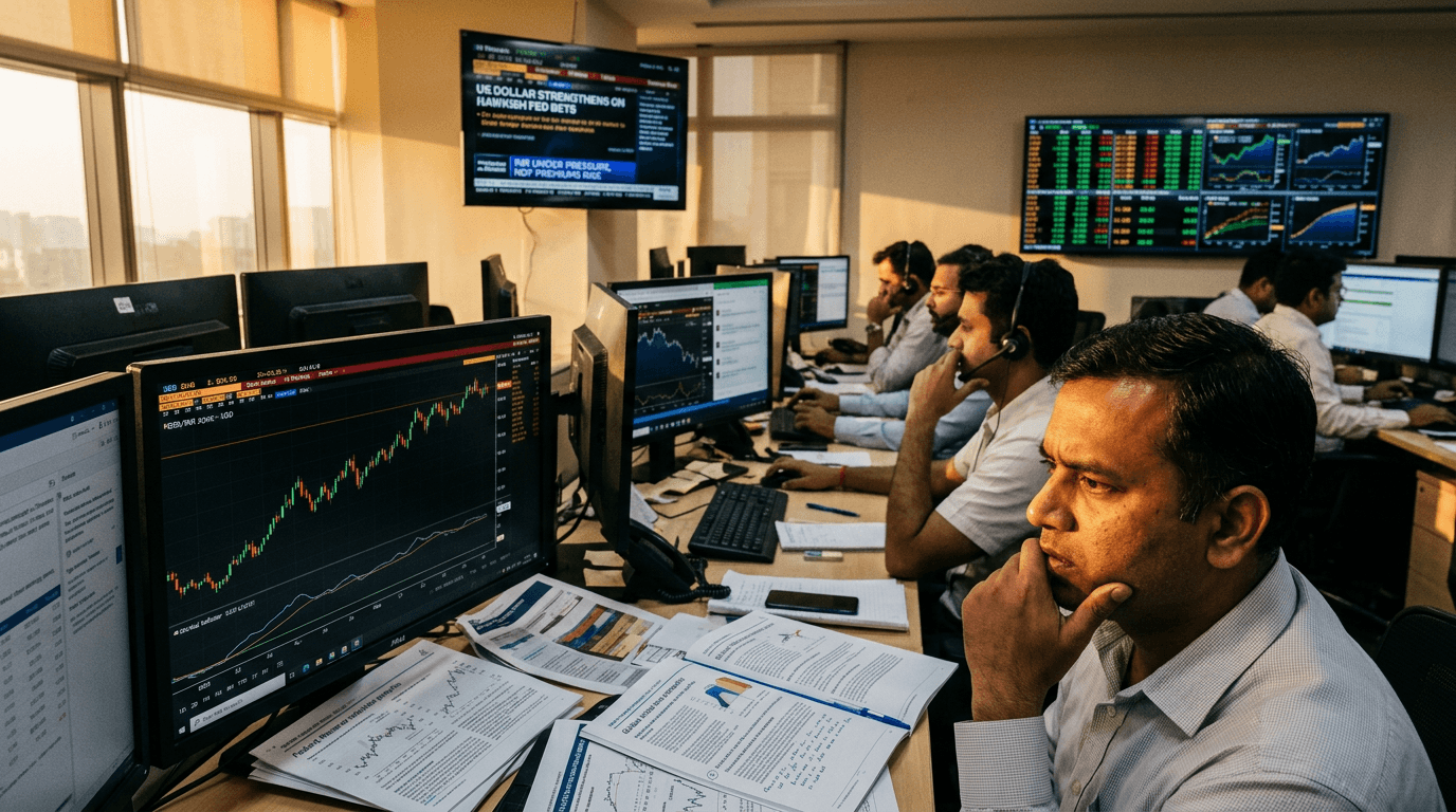 Indian Rupee Under Pressure: Trading Through Dollar Strength And Fed Hike Bets