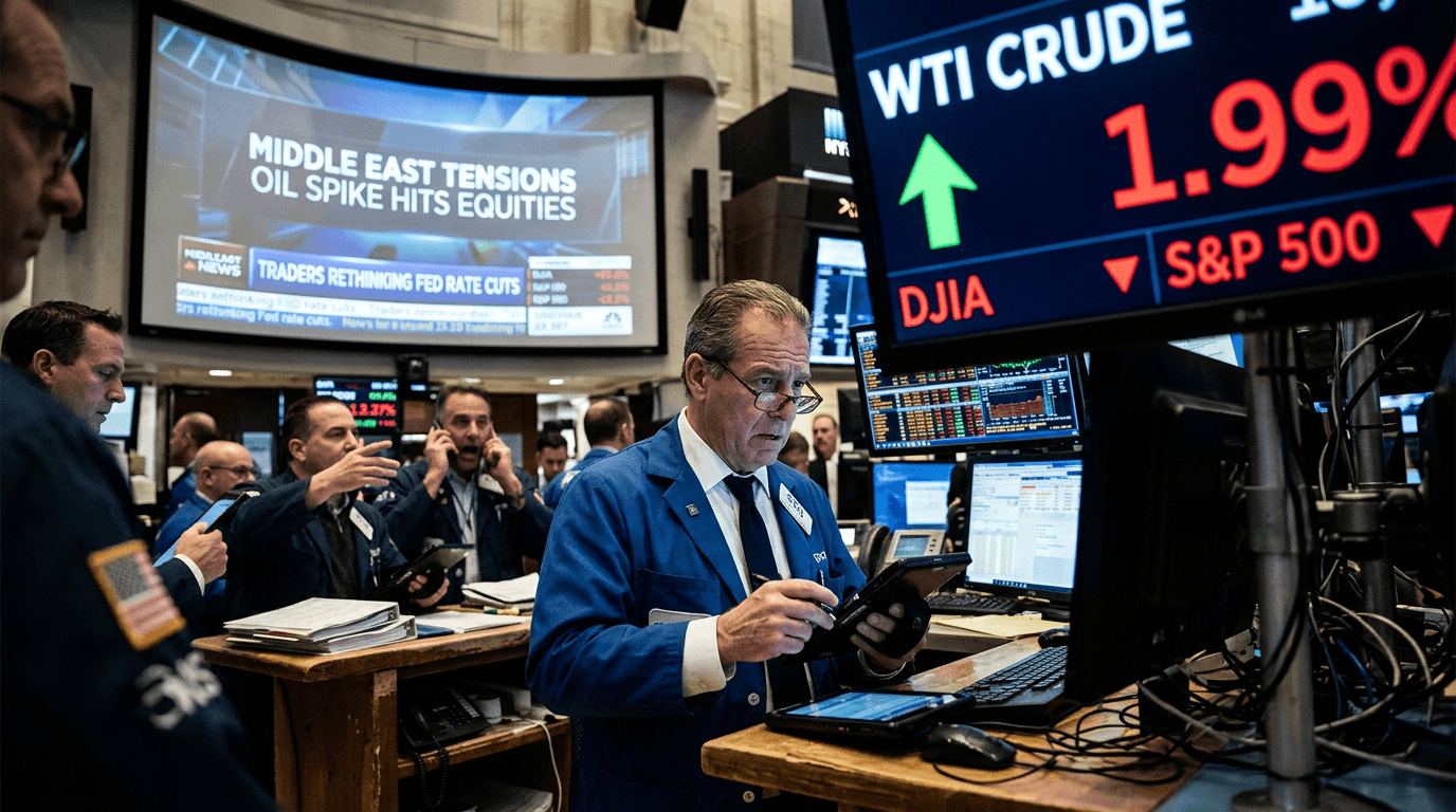 Oil Jumps 9% on Middle East Tensions: What It Means for Stocks and Fed Cuts