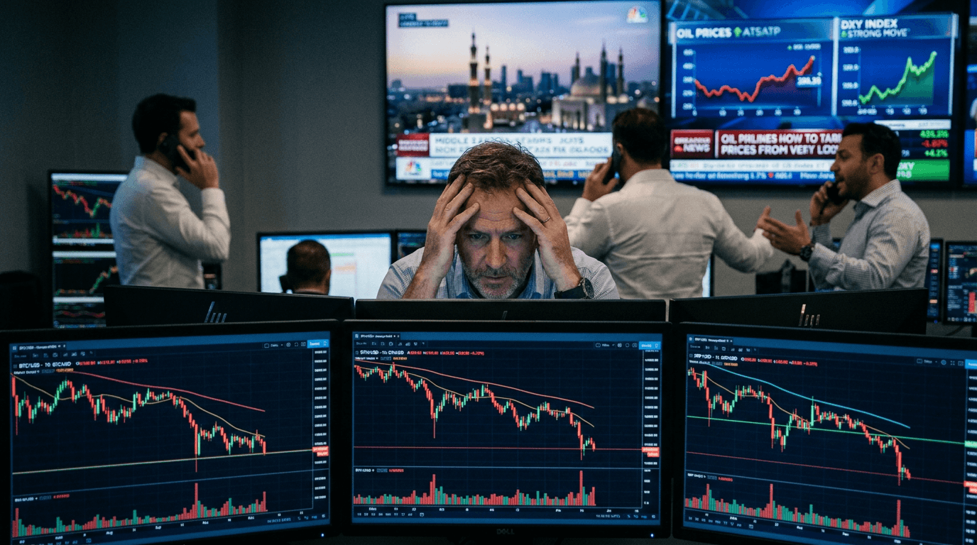 Bitcoin and Majors on a Knife Edge as Geopolitics and Dollar Hit Crypto