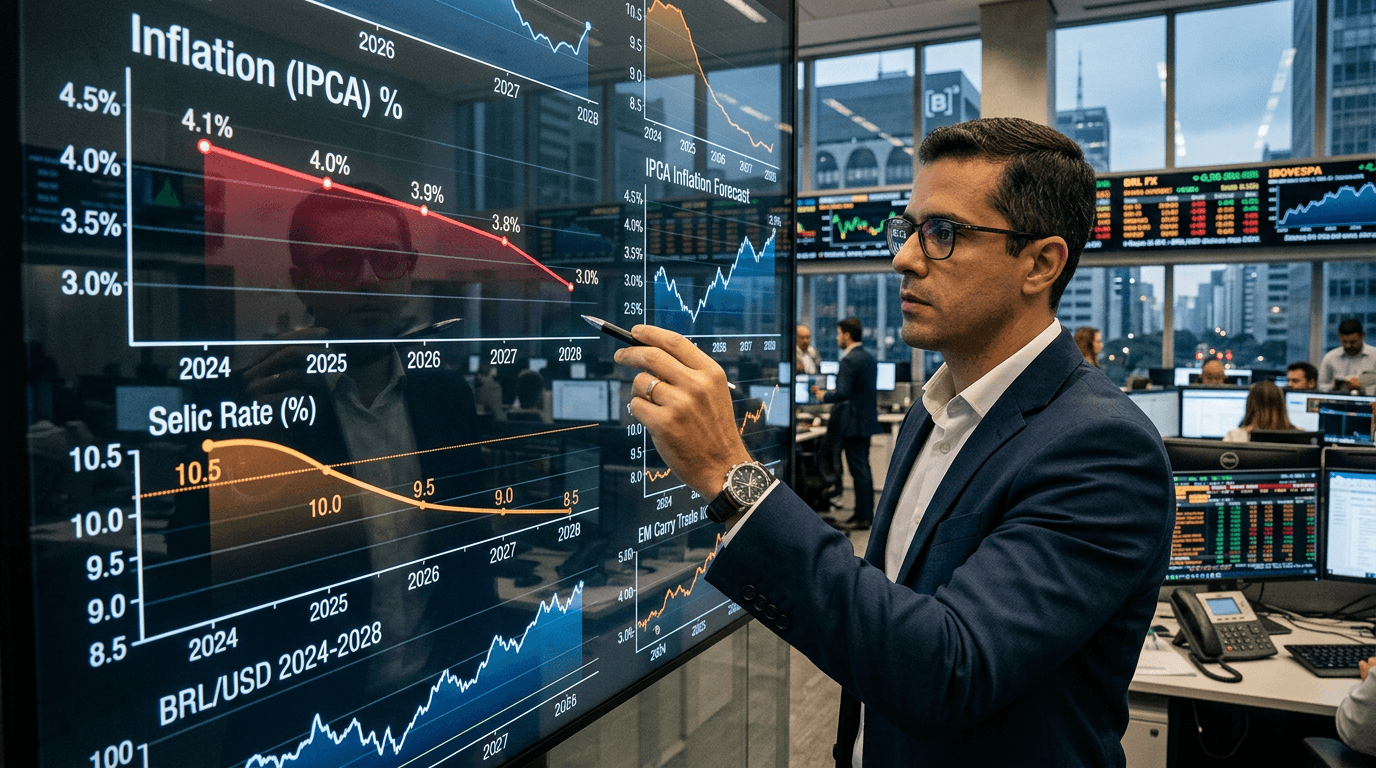 Brazil’s Inflation Path: High Through 2027, Near Target by 2028