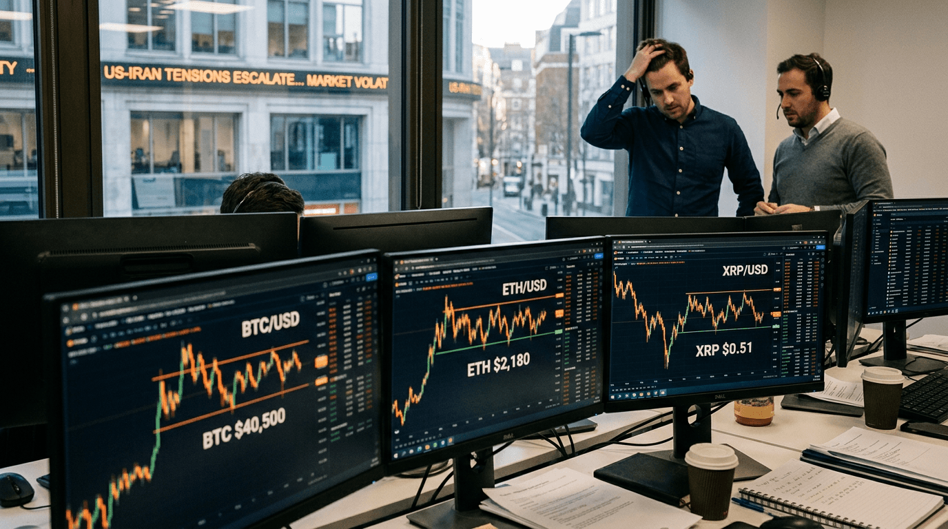 Crypto Majors on Alert: BTC, ETH and XRP at Key Levels in a War‑Driven Market