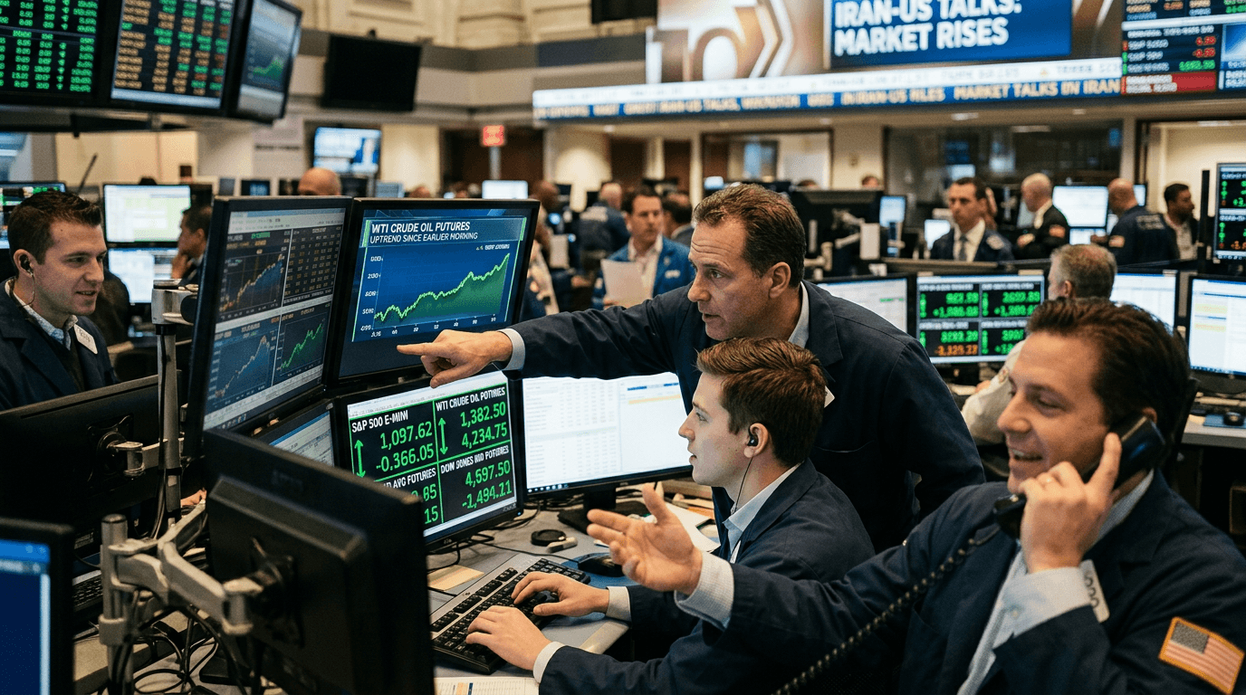 US Futures Tick Higher As US–Iran De-escalation Eases Worst-Case Fears