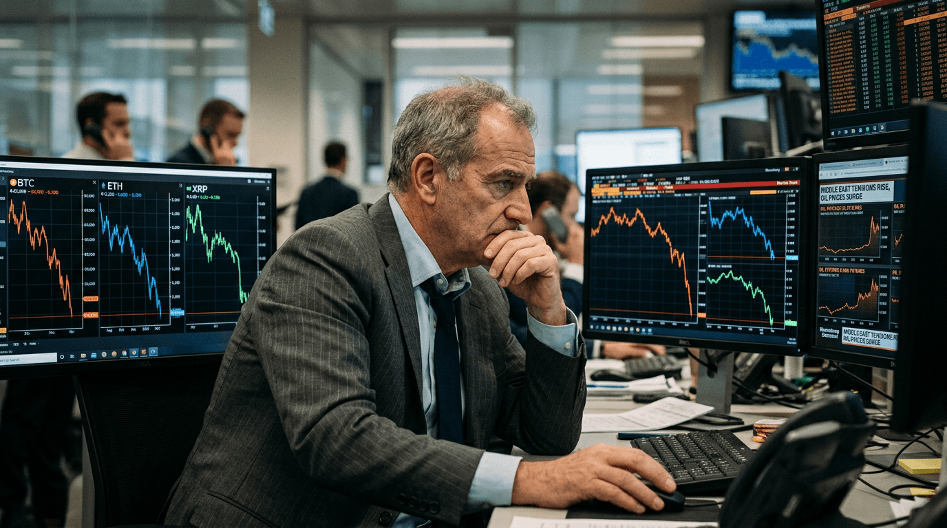 Crypto Majors Test Nerves at Support as Middle East Risk Bites