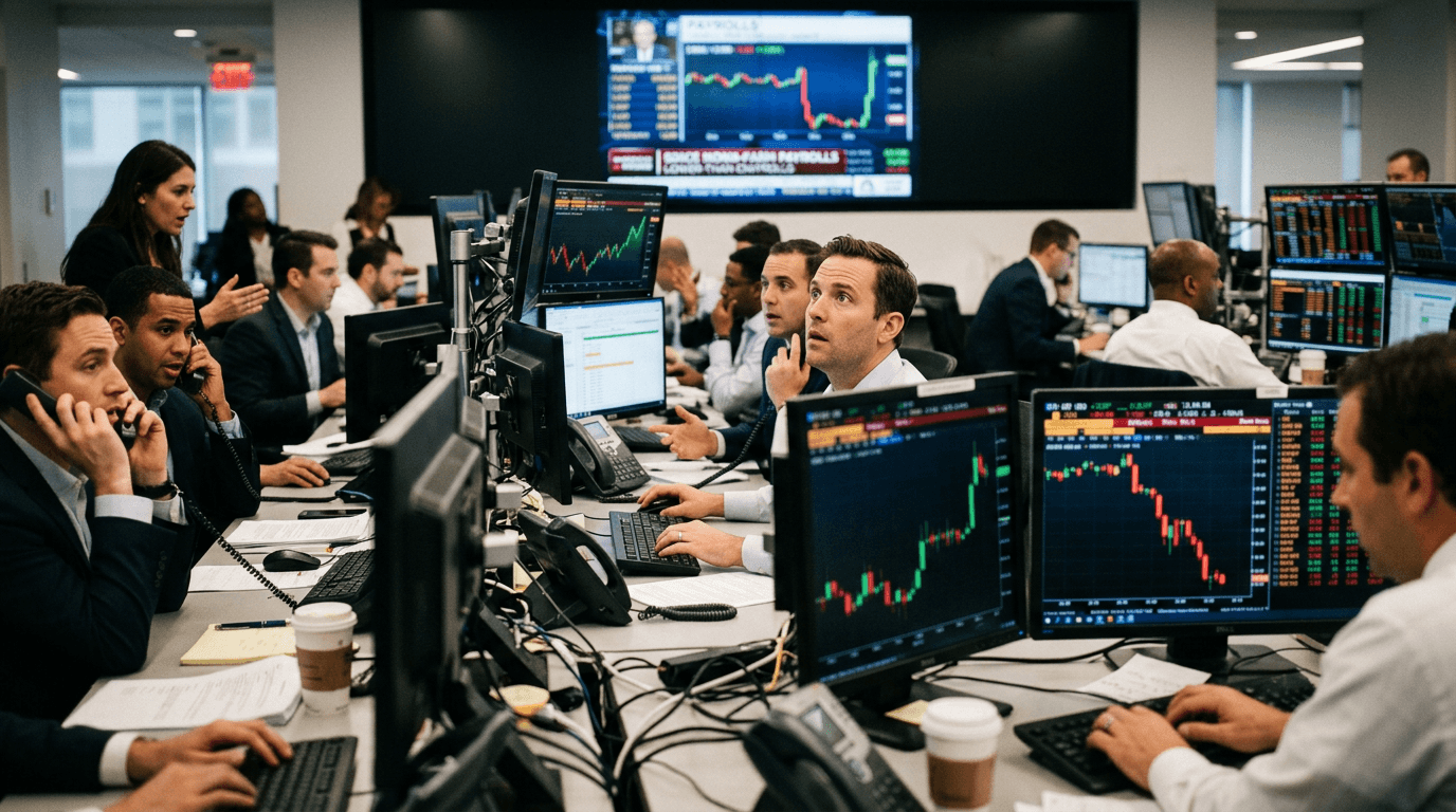Softer US Labor Data Lifts Gold, Hits Dollar and Refocuses Rate-Cut Bets