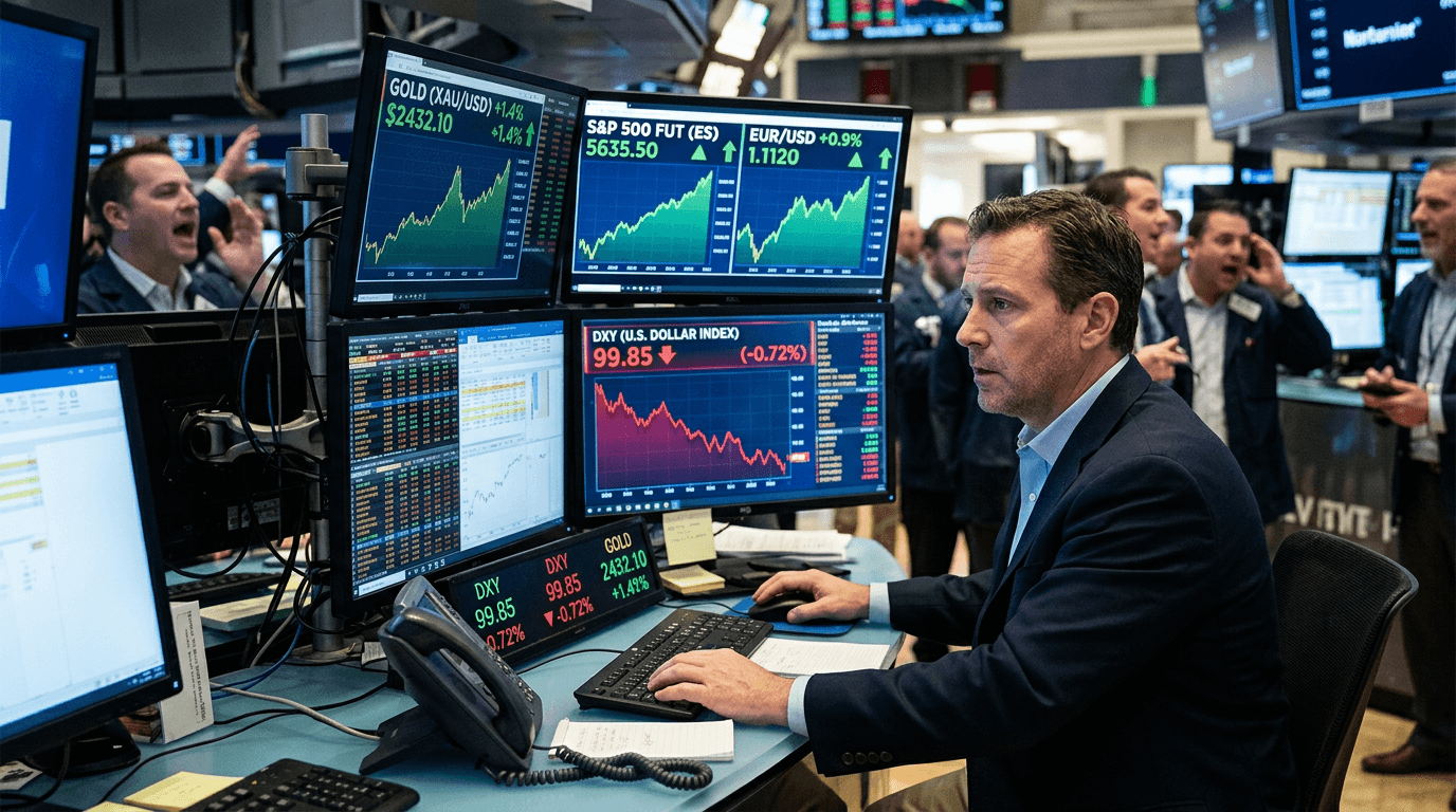Dollar Index Cracks 100: How FX, Gold and Index Futures Are Repricing