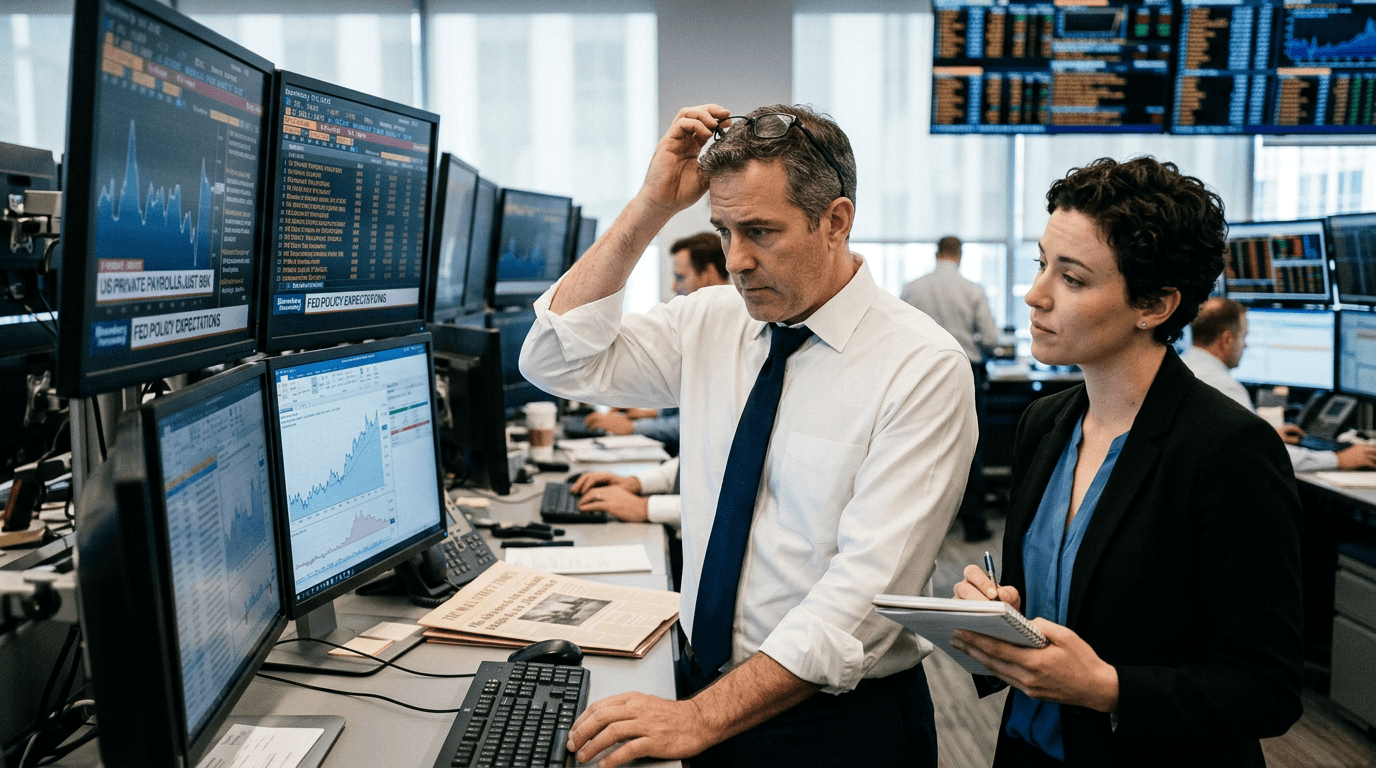 US Private Payrolls Miss Forecasts: What Cooler Labor Demand Means for Markets