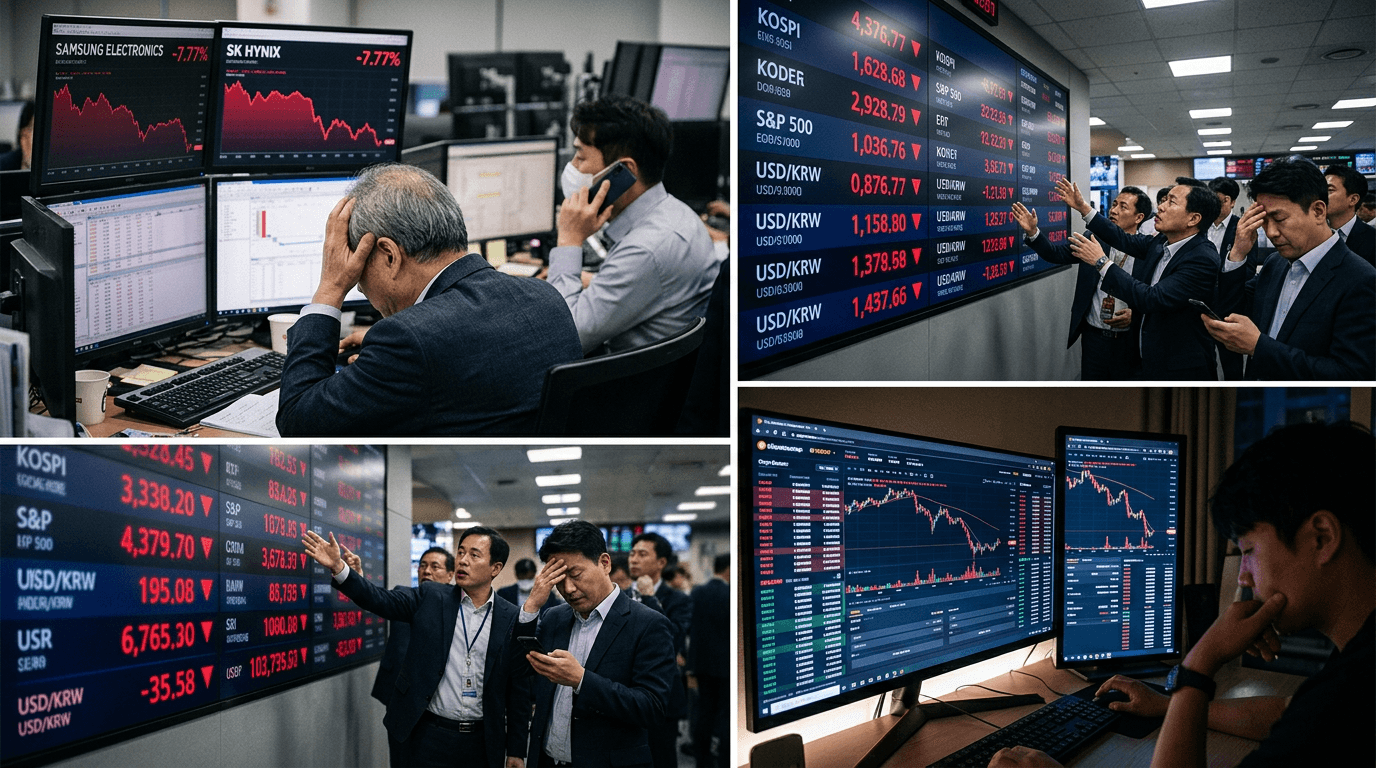 Chip Rout in Korea: What Samsung and SK Hynix’s 7% Drop Means for AI