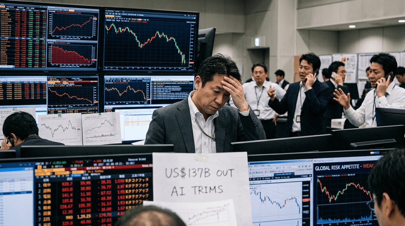 Record US$137B Asian Equity Exodus: When Crowded AI Trades Unwind