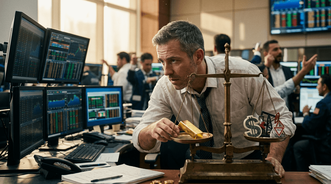 Gold’s Safe-Haven Rebound Meets Its First Weekly Setback