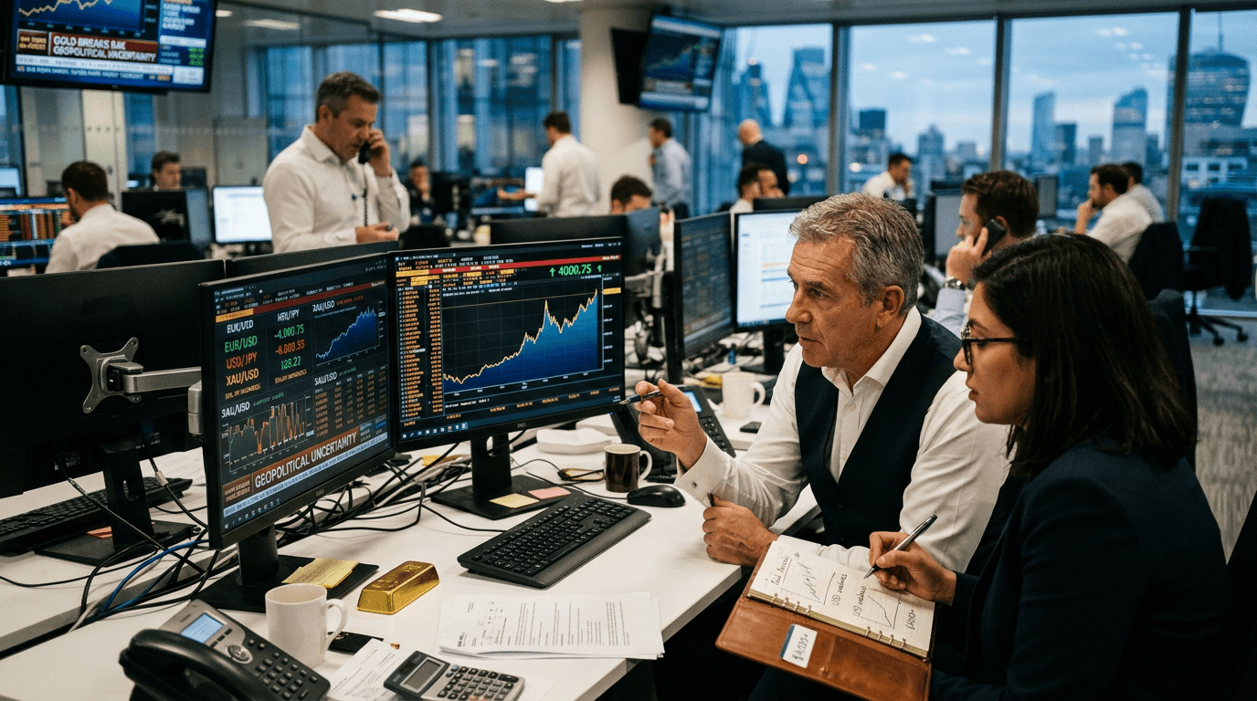 Gold Above $4,000: What Safe-Haven Demand and a Weak Dollar Really Signal
