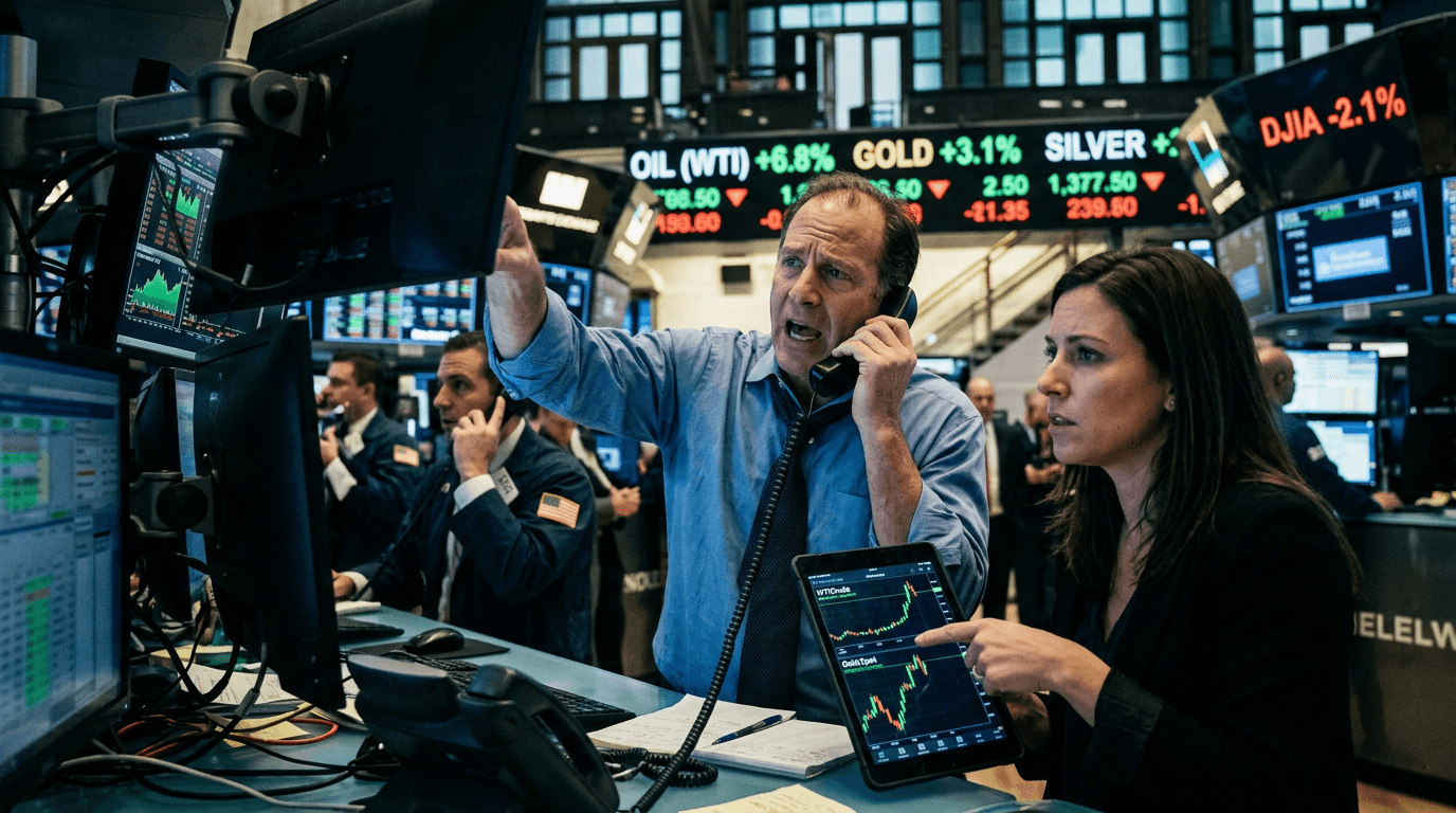 Safe-Haven Flows Surge as Middle East Tensions Roil Oil and Gold