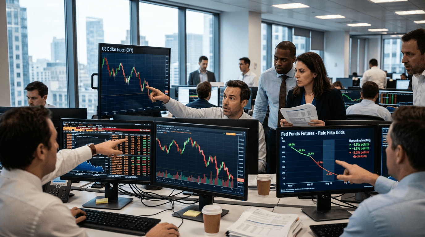 Weak Payrolls, Dented Fed Hike Bets And A Dollar Selloff Explained