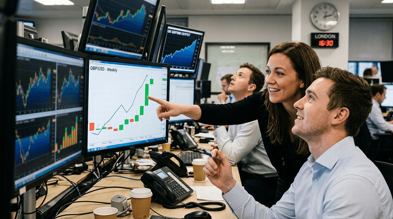 Sterling’s Surge: How Strong UK Data And A Softer Dollar Lift GBP/USD