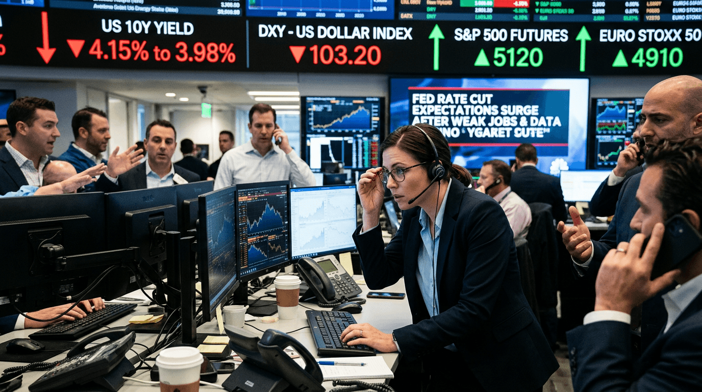 How Softer U.S. Data Is Reshaping Treasury Yields and the Dollar