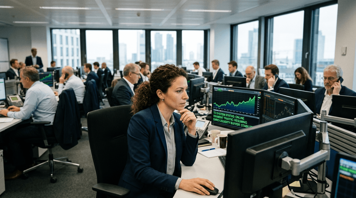 TARGET2 Glitch Resolved: What ECB’s Payment Outage Means For EUR Markets