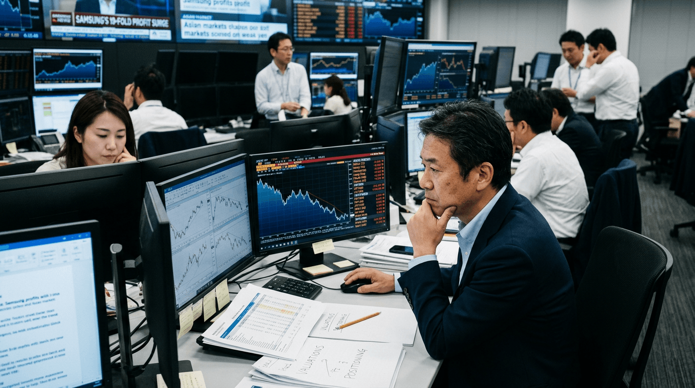 Samsung’s 19x Profit Shock: Why Asian Markets Still Look Cautious
