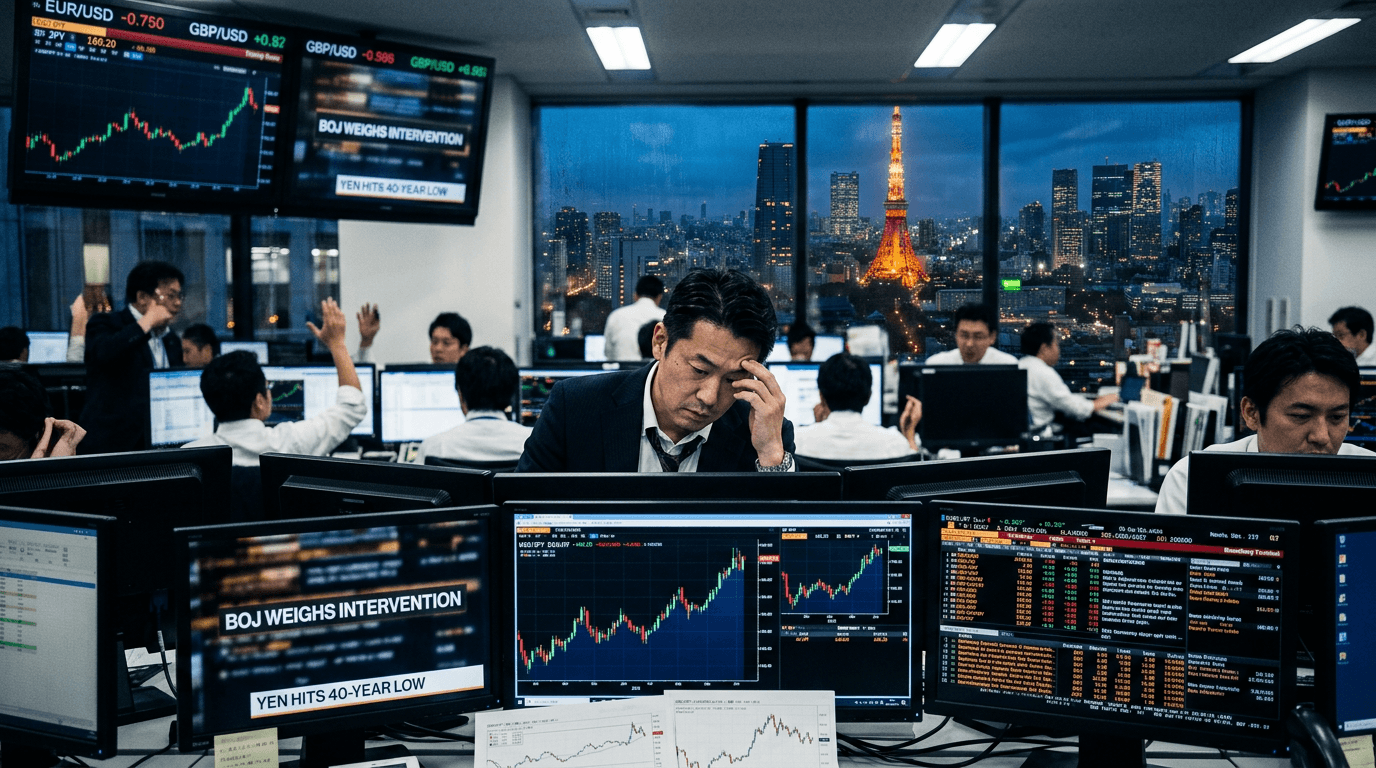 Yen At 40-Year Low: Tokyo’s Intervention Dilemma And Trading Lessons