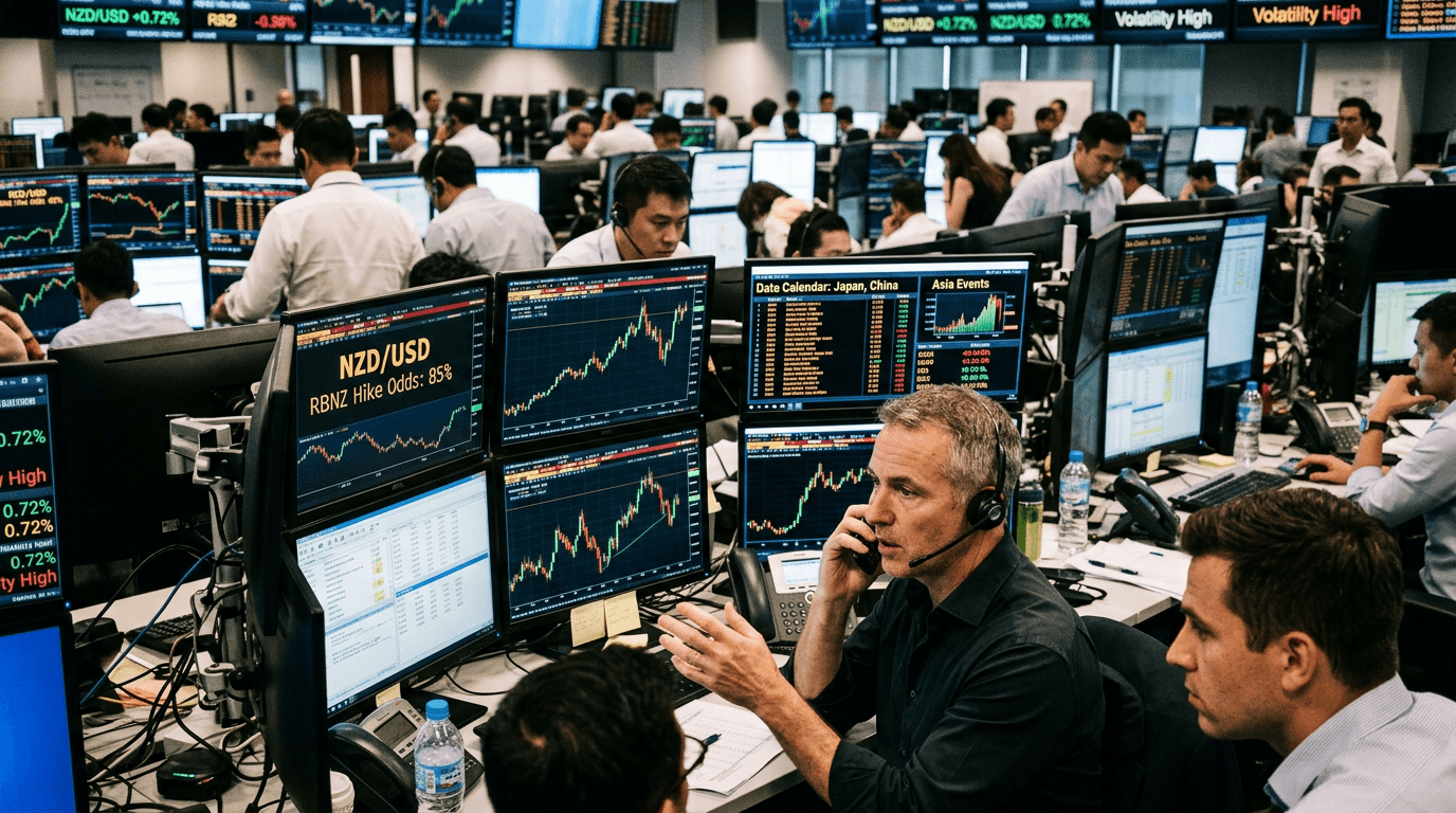 RBNZ Rate Hike Risks: How Asia’s Policy Window Could Shake FX and Bonds