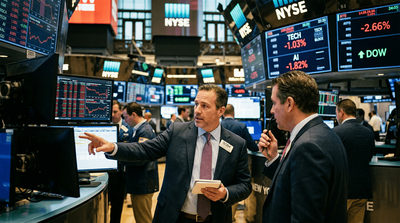 Dow Record High, Tech Rotation, and the Nasdaq‑100 Shake‑Up