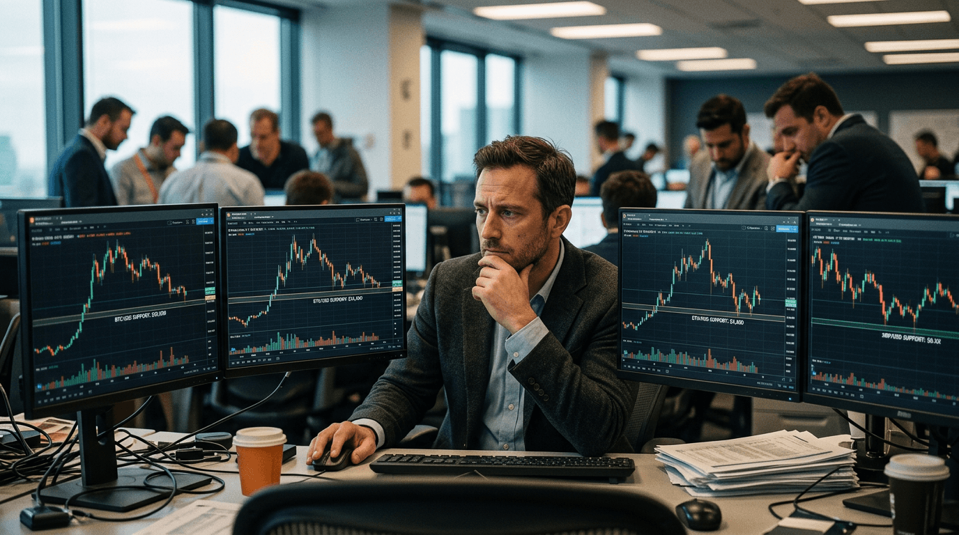 Bitcoin, Ethereum and XRP: What Cautious Trading Near Support Really Signals