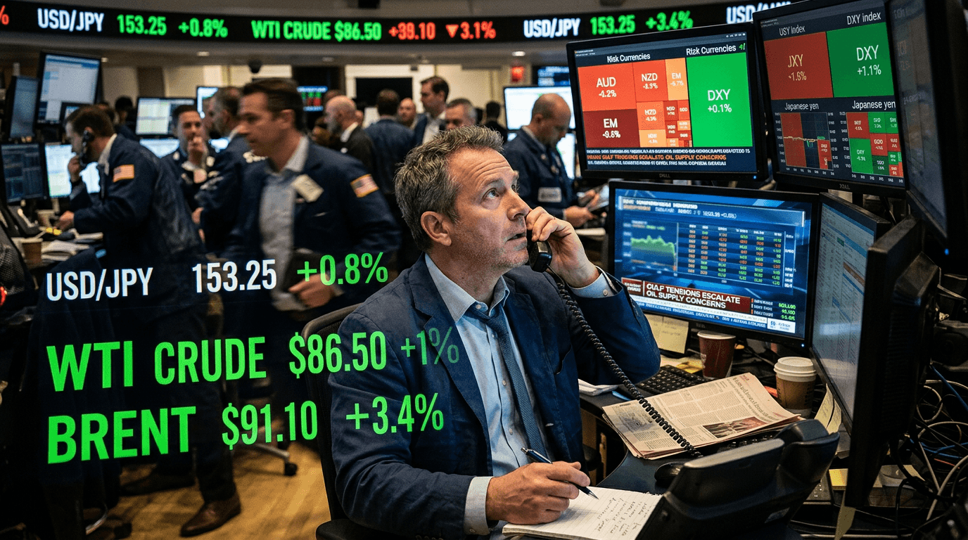 Dollar Firms on Gulf Tensions: Safe-Haven Flows and FX Opportunities