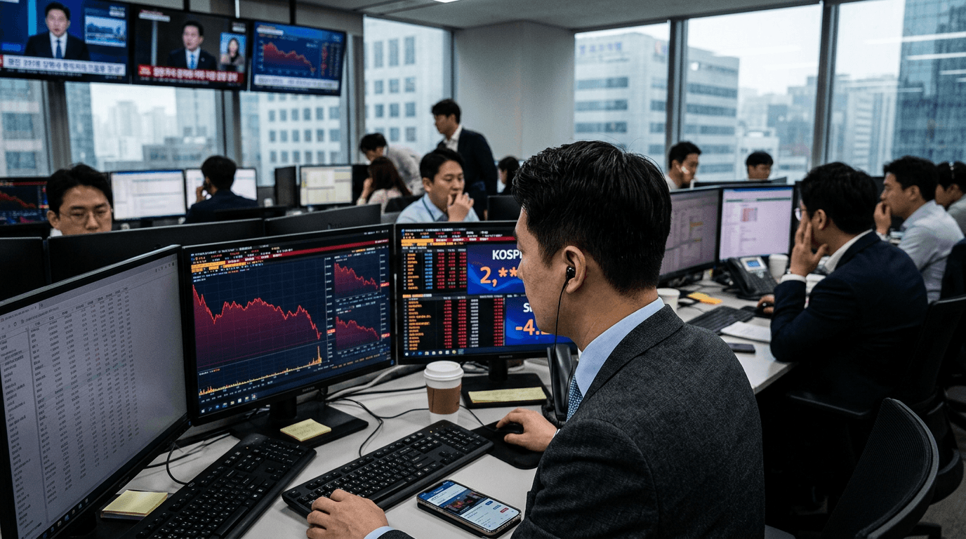 Korea’s AI Boom Turns Bear: What the Kospi Slide Means for Asia Futures