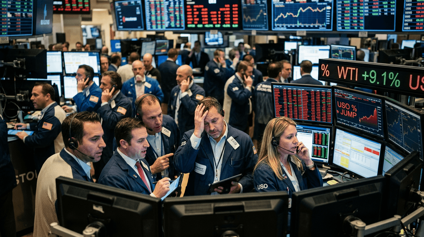 Oil’s 9% Surge: How U.S.–Iran Tensions Are Repricing Inflation and Futures