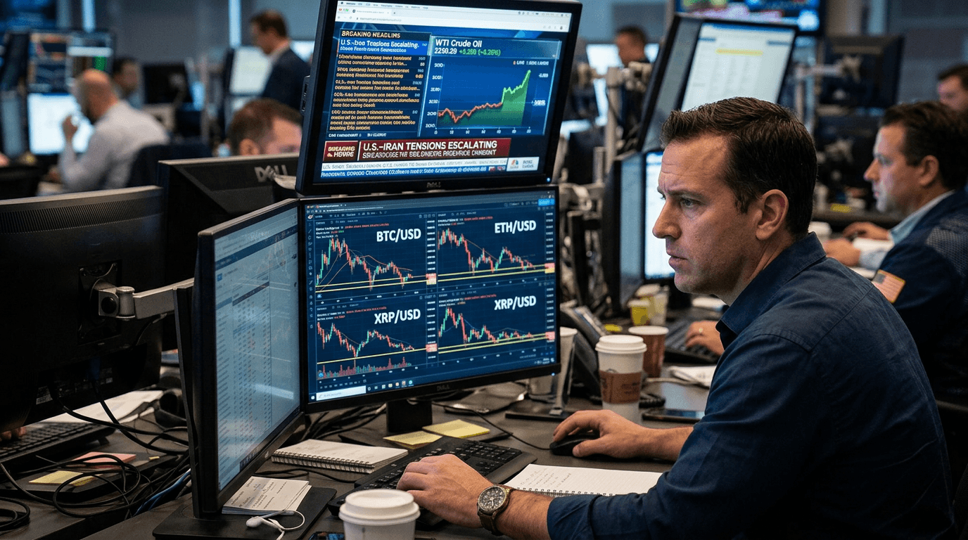 Crypto Trades Cautiously as U.S.–Iran War Escalates and Oil Climbs