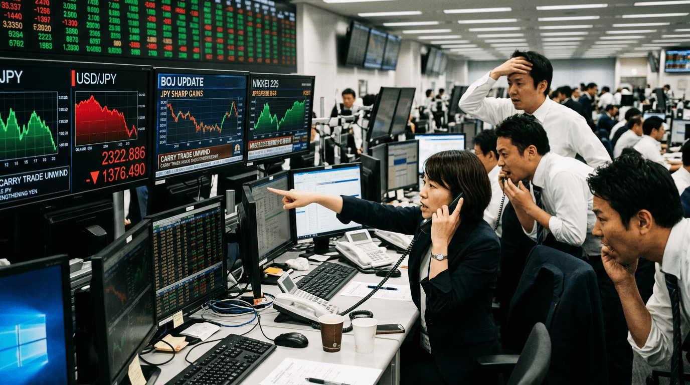Yen Shock: How Japan’s New Policy Stance Is Upending Carry Trades